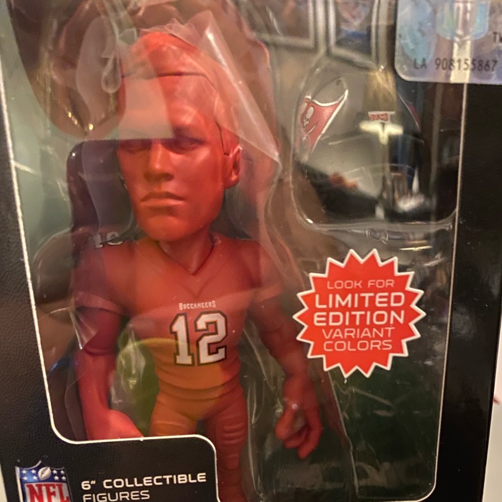 Tom Brady Red Variant Tampa Bay Bucs NFL Gamechangers 6" Figure TB12 NIB
